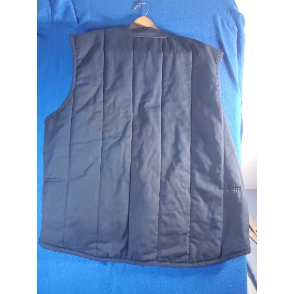 Red Kap Vest Men's XXL Blue Insulated Work Mechanic Full Zip Uniform Mieretti - Picture 11 of 11